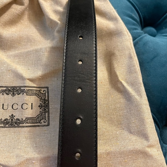 Gucci wGG Marmont Leather Belt w/ Shiny Buckle main image 5